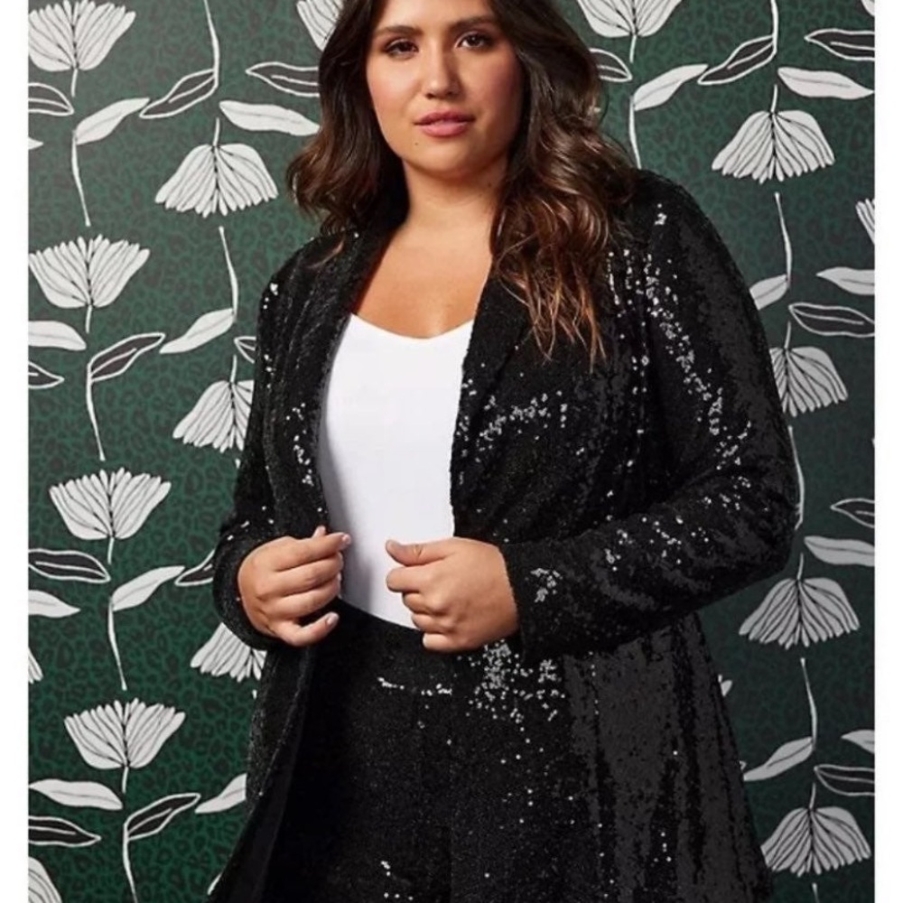 Torrid Sylvia Mollie Sequin Blazer 2X NWT